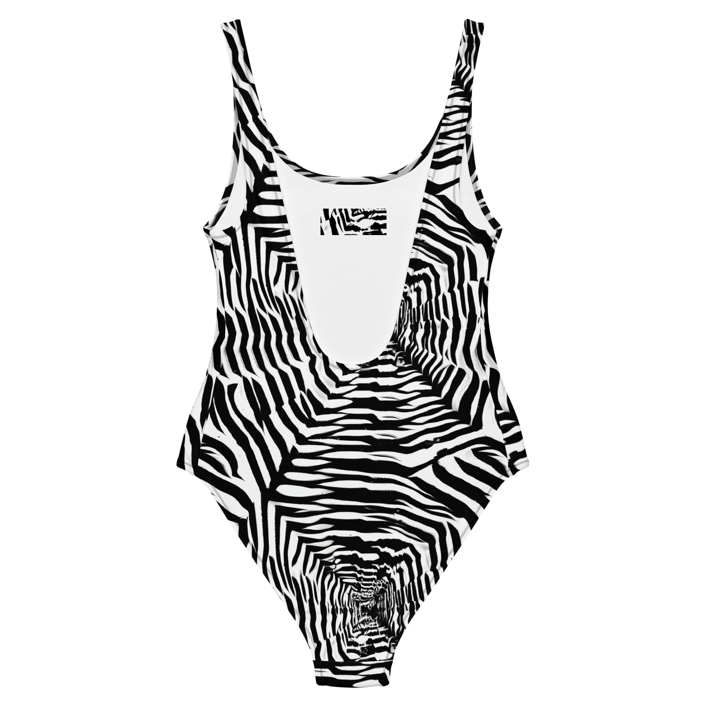 One-Piece Swimsuit - Shadowed Illusions