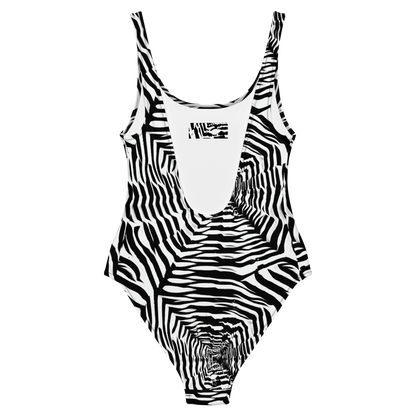 One-Piece Swimsuit - Shadowed Illusions