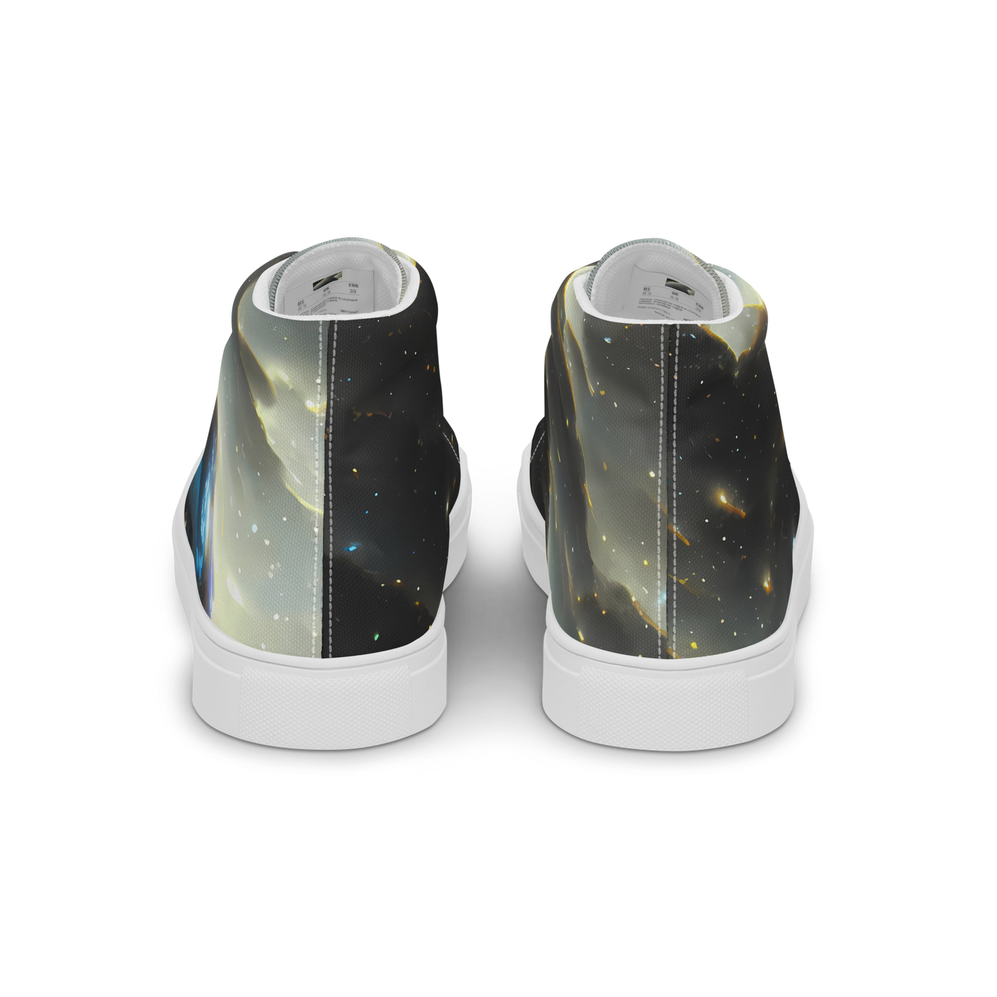 Men's High Top Canvas Shoes - Rutkowski Nebula