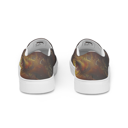 Women's Slip-On Canvas Shoes - Quantum Illusions