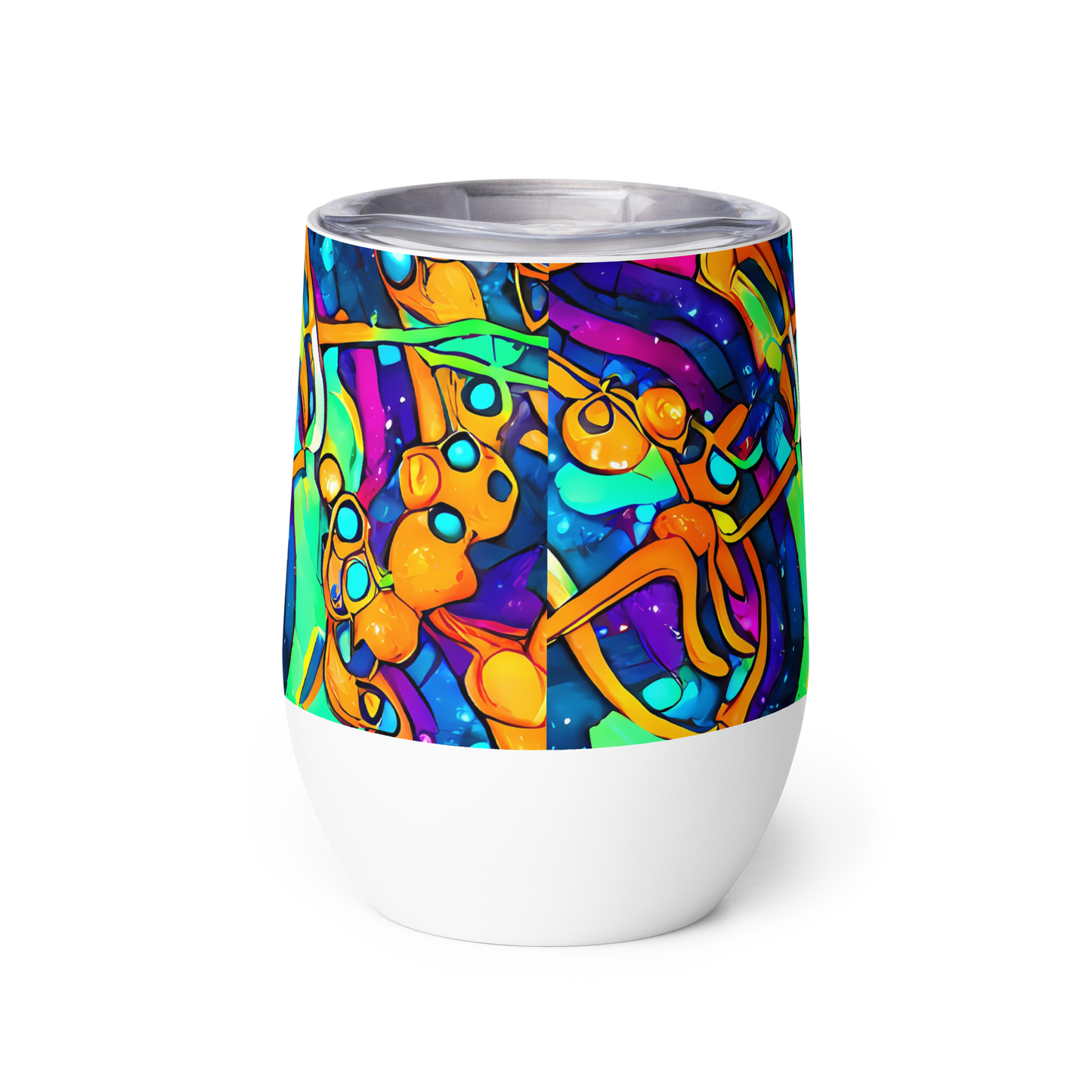 Wine Tumbler - Iridescent Nebula