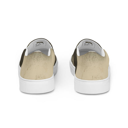 Men's Slip-On Canvas Shoes - Feline Symphony