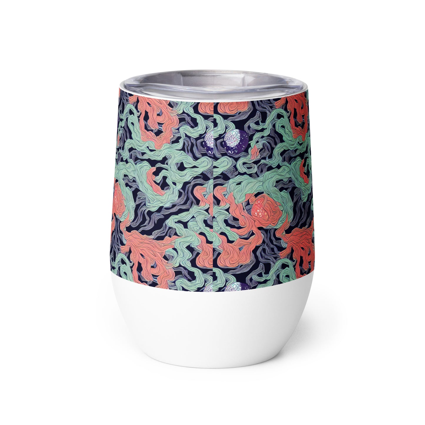 Wine Tumbler - Cosmic Coral