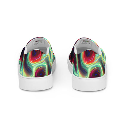 Women's Slip-On Canvas Shoes - Chimeric Currents