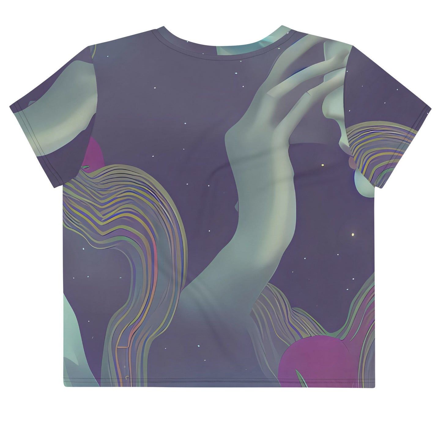 Women's Crop Tee - Ethereal Muse