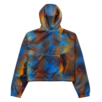 Women's Cropped Windbreaker - Vivid Whisper