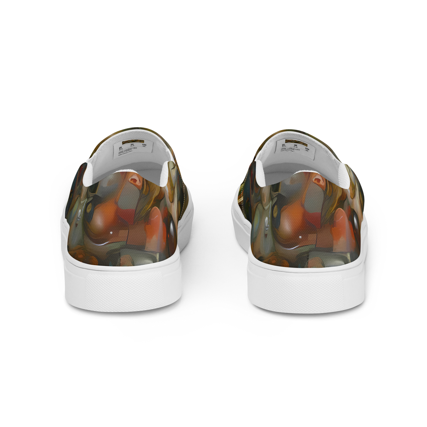 Women's Slip-On Canvas Shoes - Cryptic Canvas