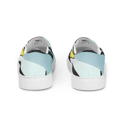 Women's Slip-On Canvas Shoes - Circuit Vision