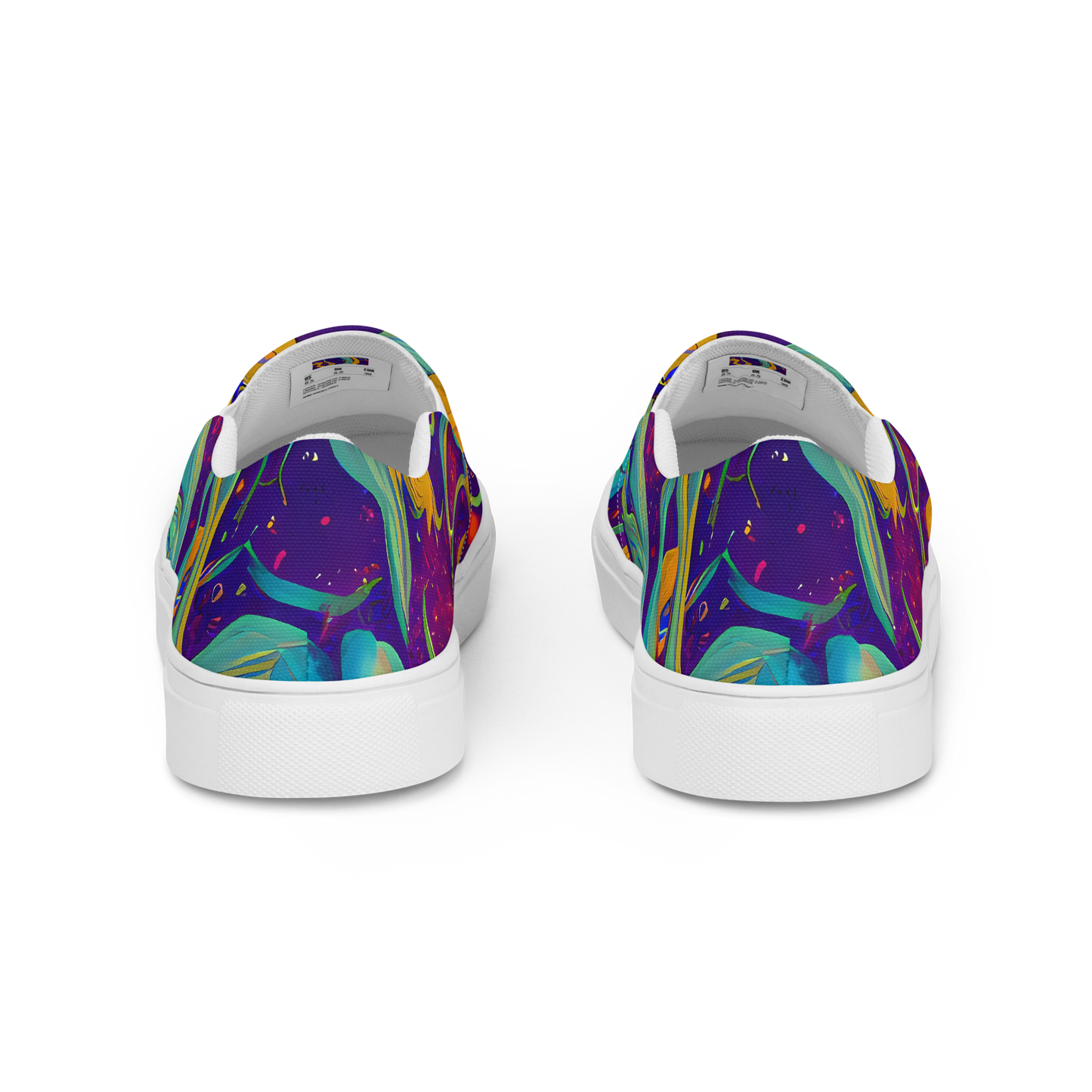 Women's Slip-On Canvas Shoes - Etherial Entwine