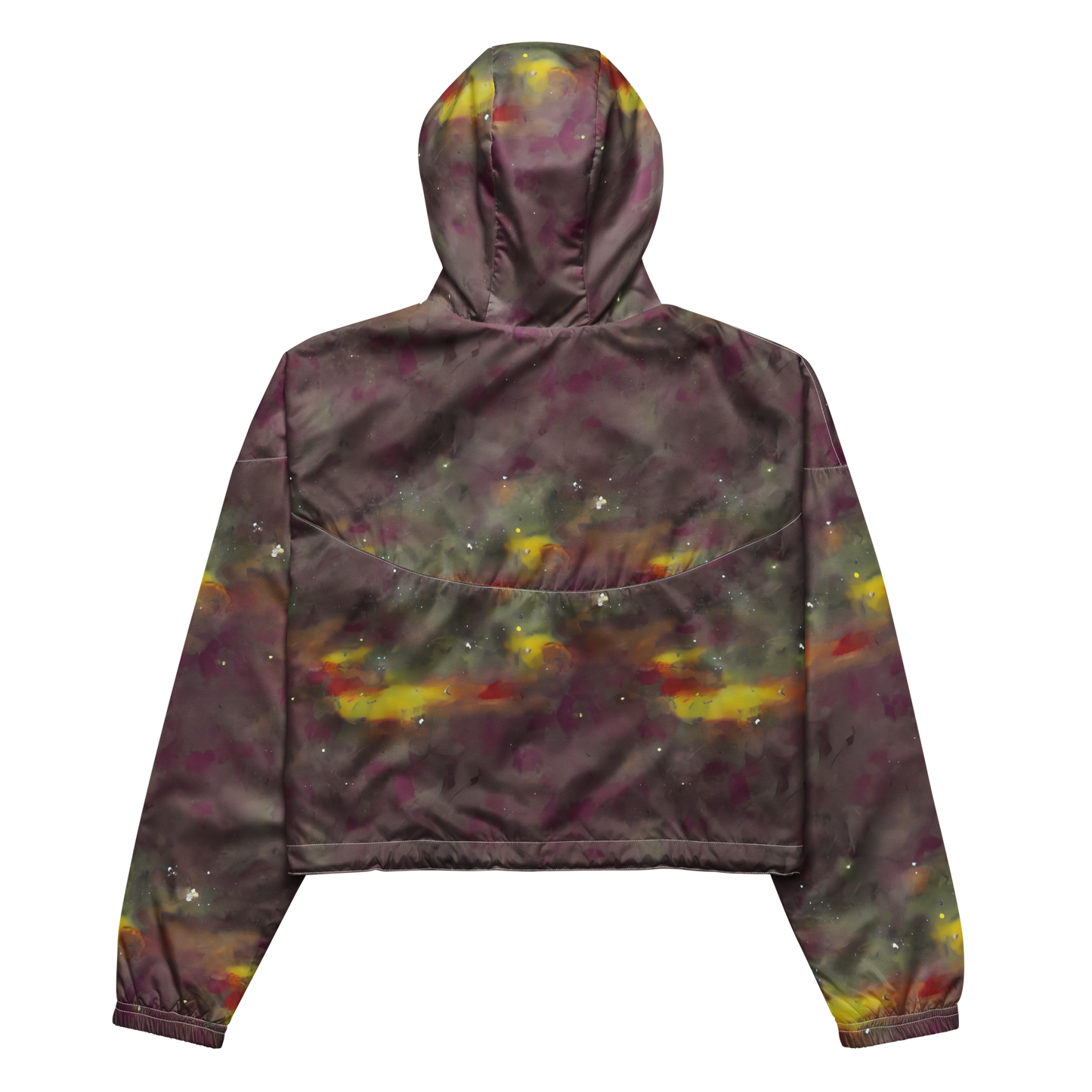 Women's Cropped Windbreaker - Whispers of Autumn