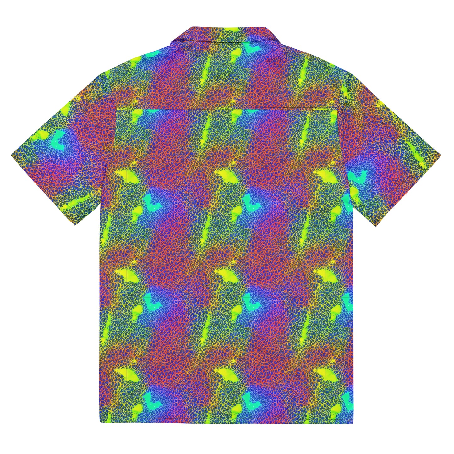 Button Shirt - Prismatic Web