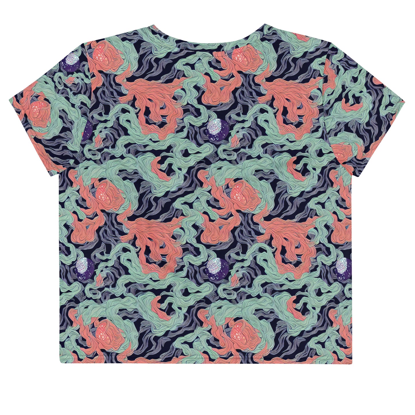 Crop Tee - Cosmic Coral