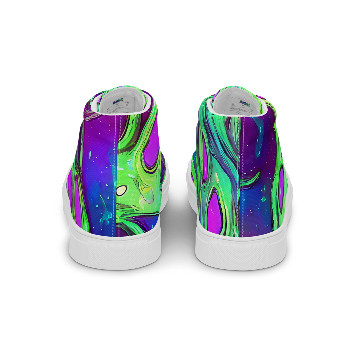 Women's High Top Canvas Shoes - Funky Mutation