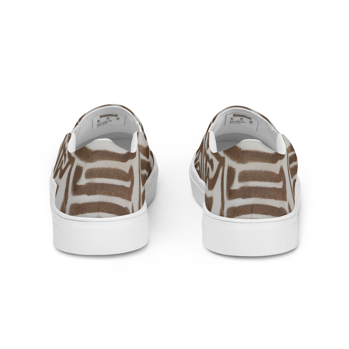 Men's Slip-On Canvas Shoes - Labyrinth Whisper