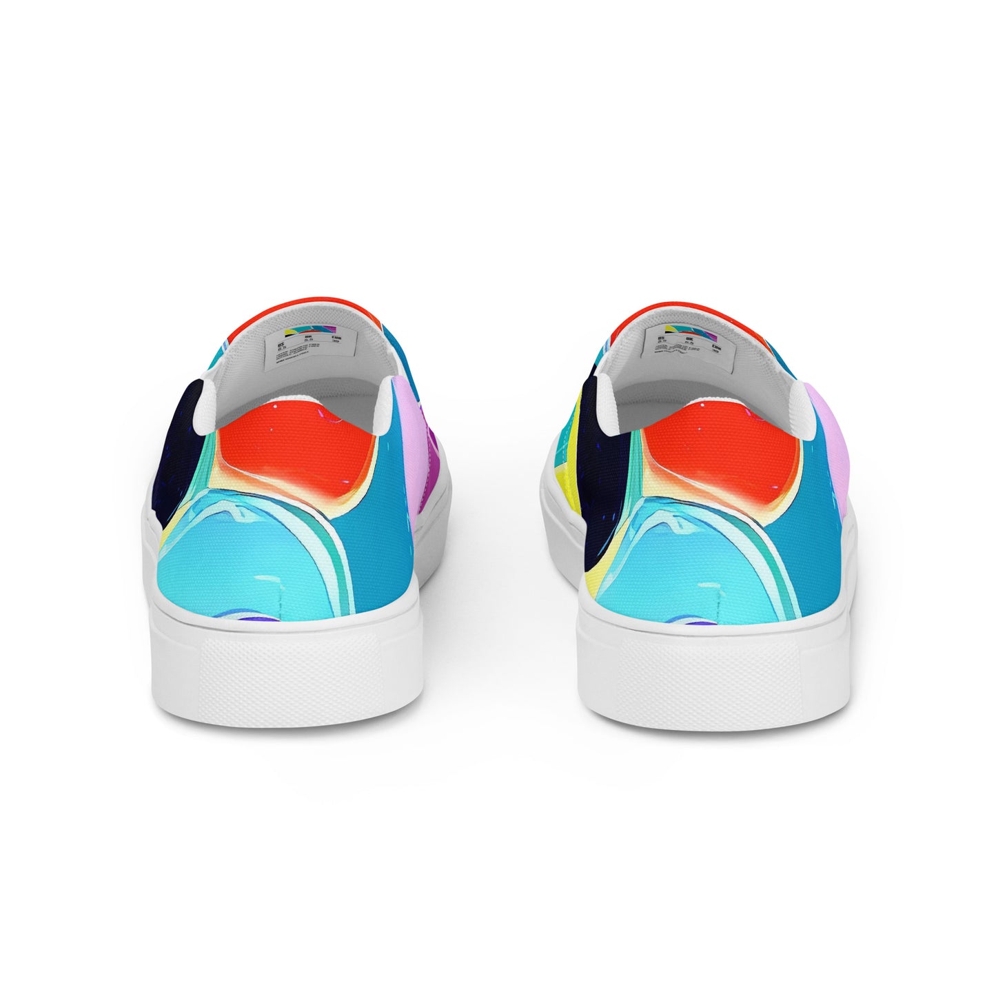 Men's Slip-On Canvas Shoes - Cosmic Delight