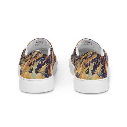 Women's Slip-On Canvas Shoes - Quantum Symmetry