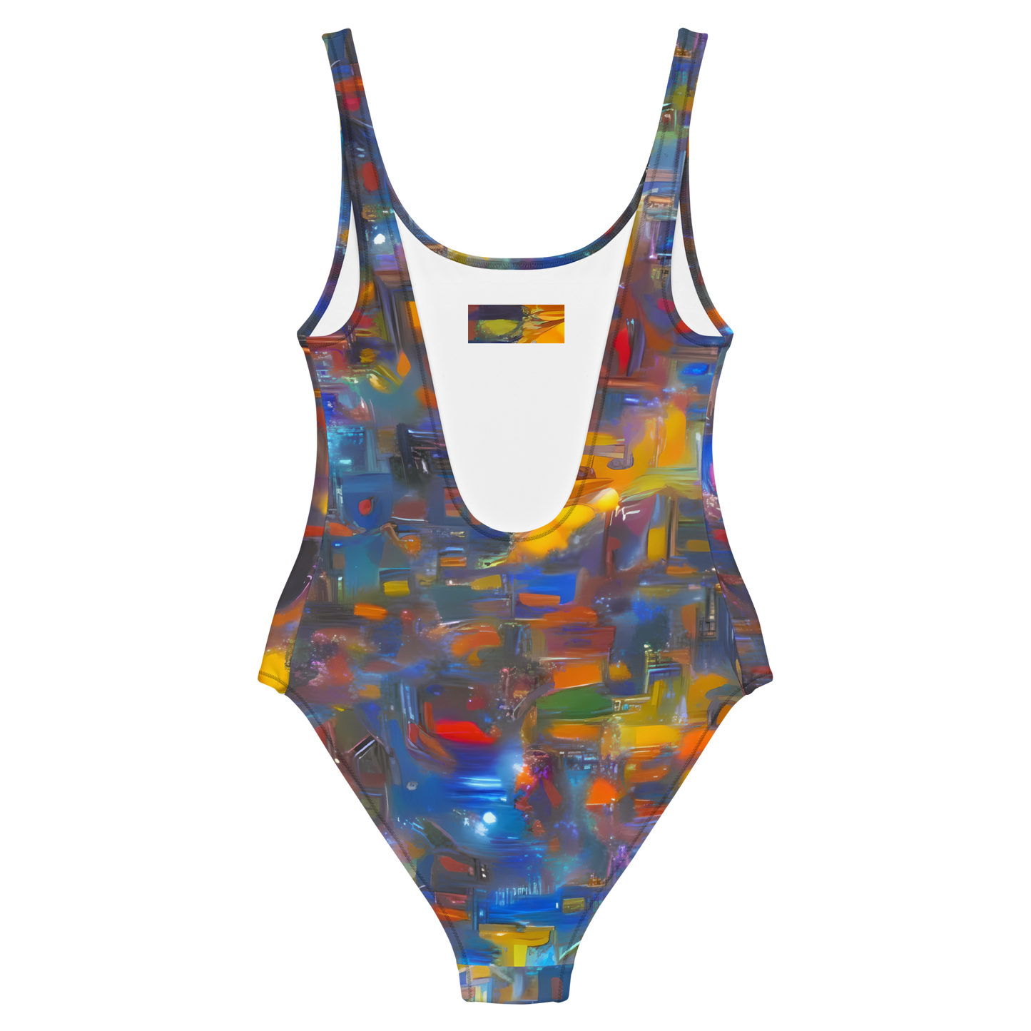 One-Piece Swimsuit - Abstract Conflux