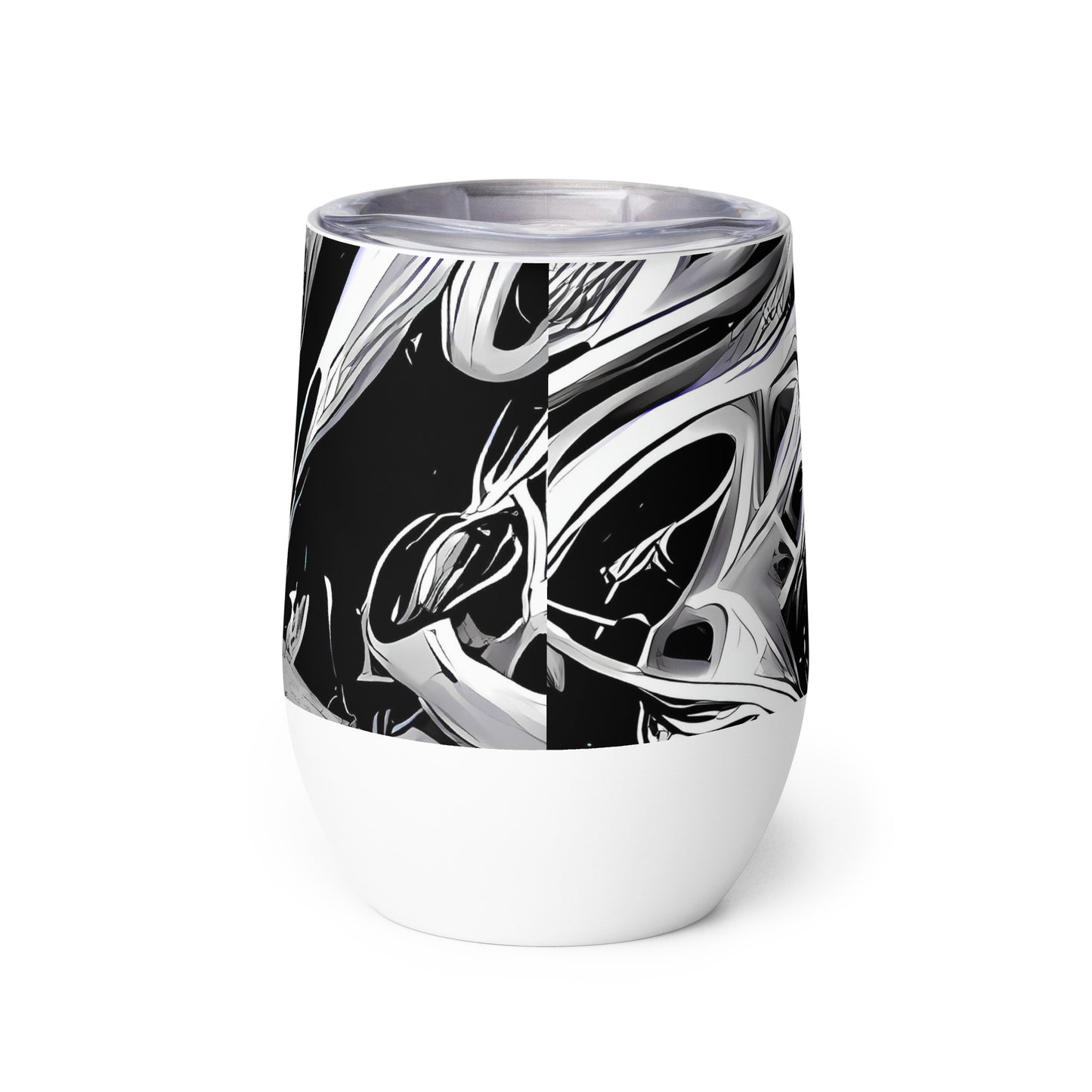 Wine Tumbler - Silver Shadows