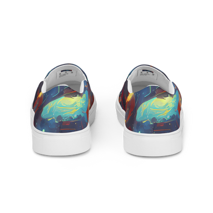 Men's Slip-On Canvas Shoes - Journey Through Infinity