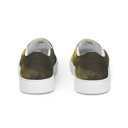 Women's Slip-On Canvas Shoes - Crimson Tide