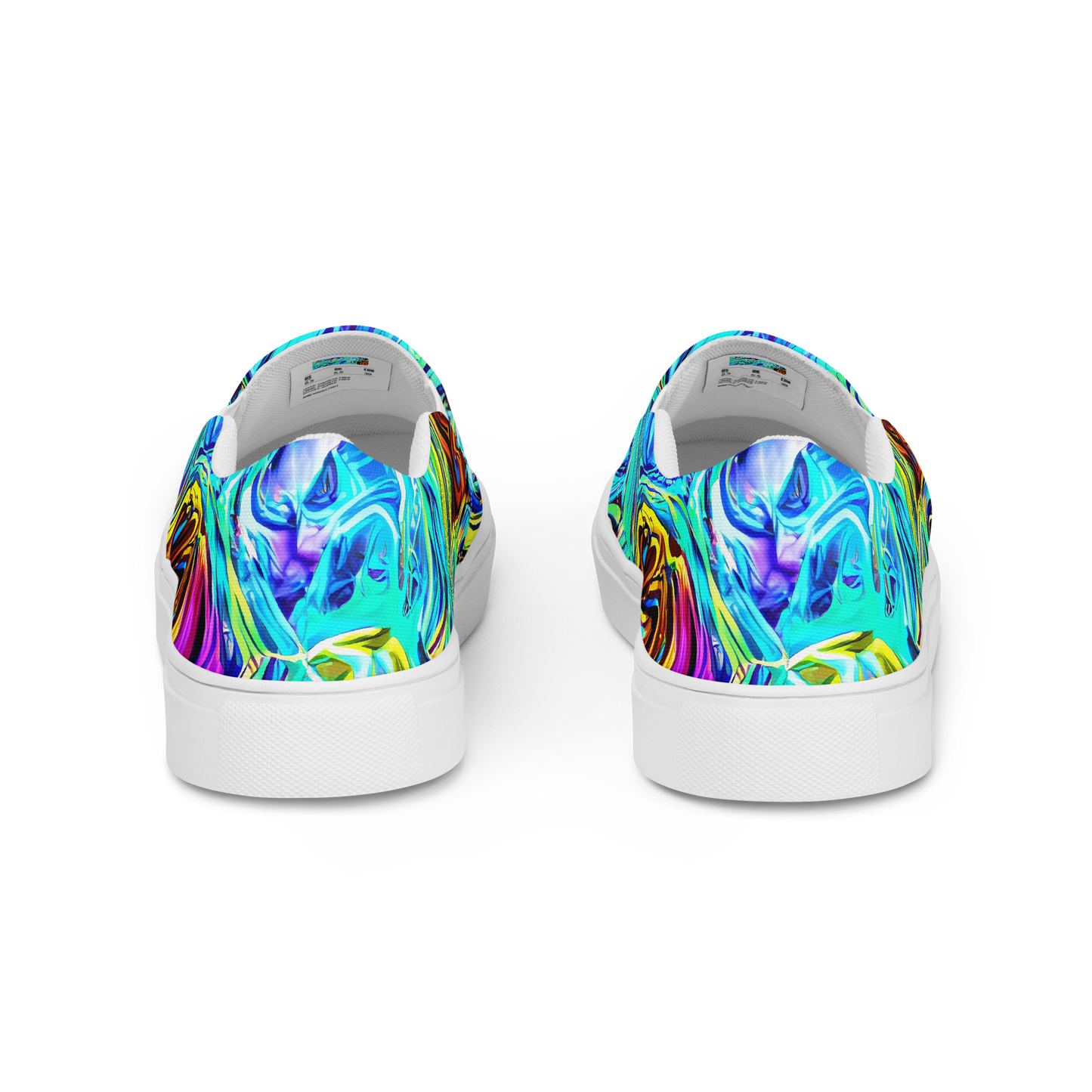 Men's Slip-On Canvas Shoes - Mystic Iridescence