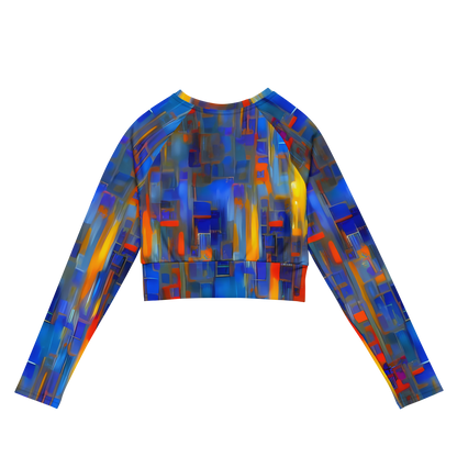 Long Sleeve Crop Top - Neoplastique Flow