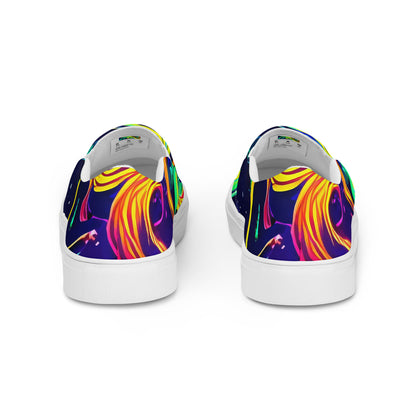 Women's Slip-On Canvas Shoes - Cheston Swirl