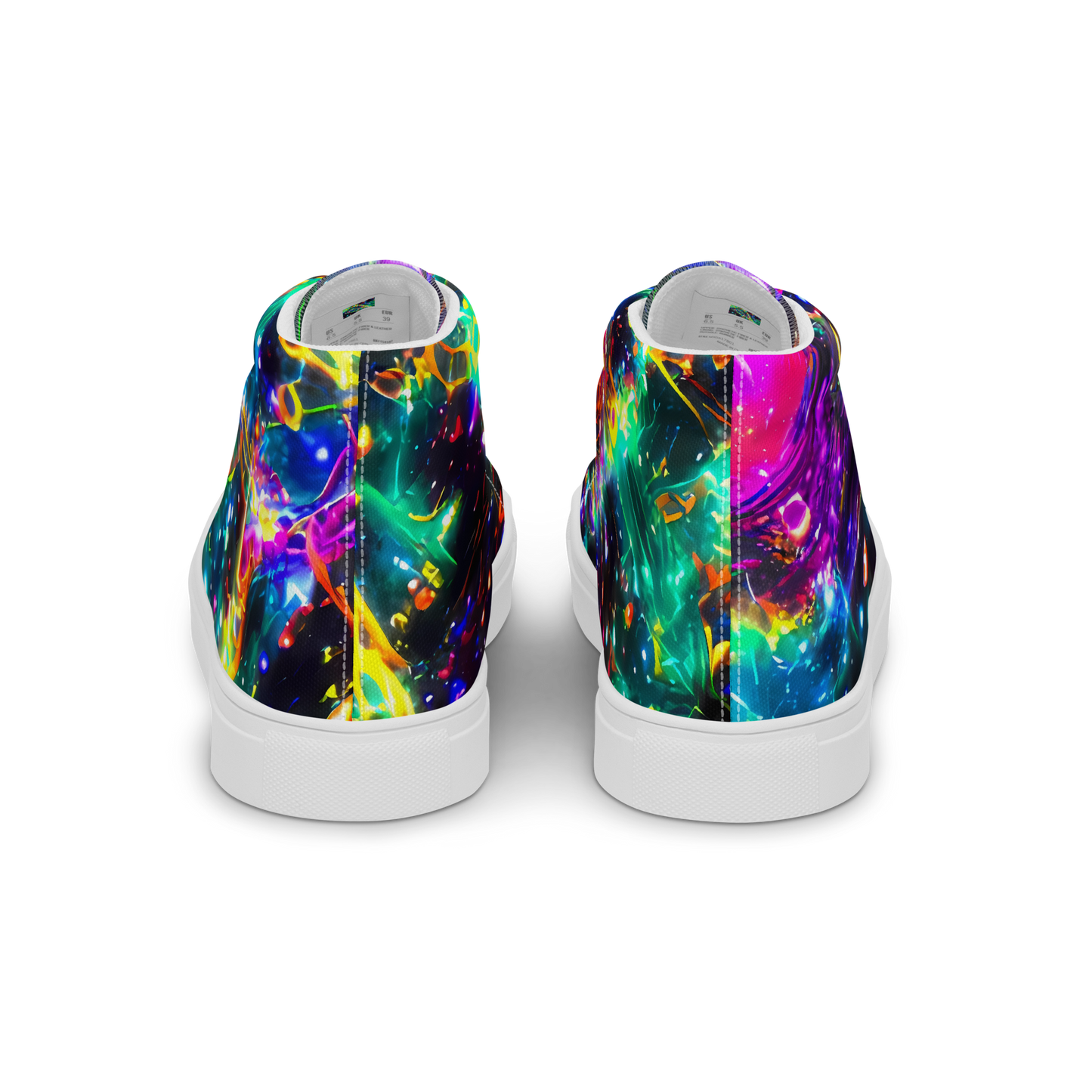Men's High Top Canvas Shoes - Blythe Nebula