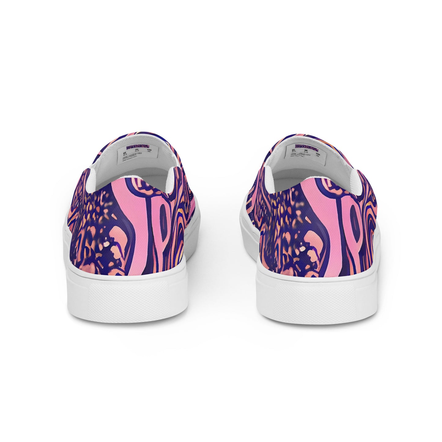 Women's Slip-On Canvas Shoes - Ethereal Etch