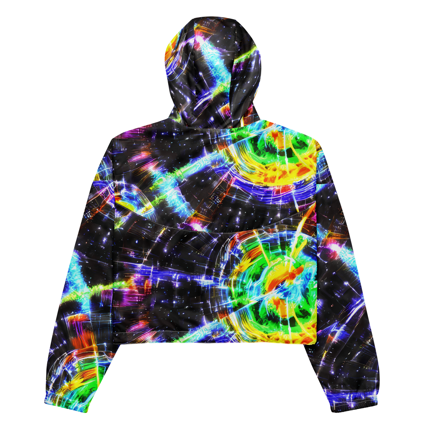 Women's Cropped Windbreaker - Hirschl's Vortex