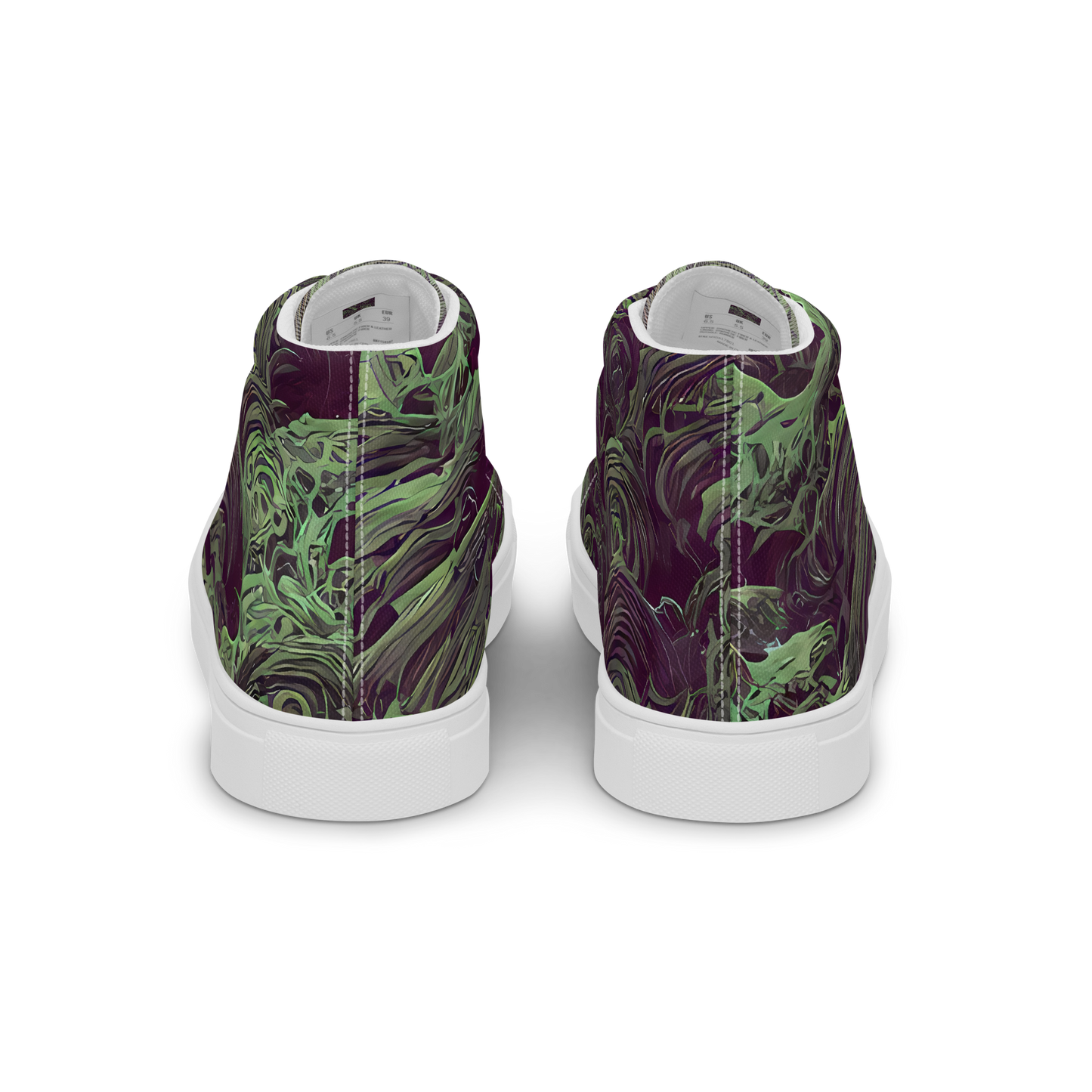 Women's High Top Canvas Shoes - Knab Whorls