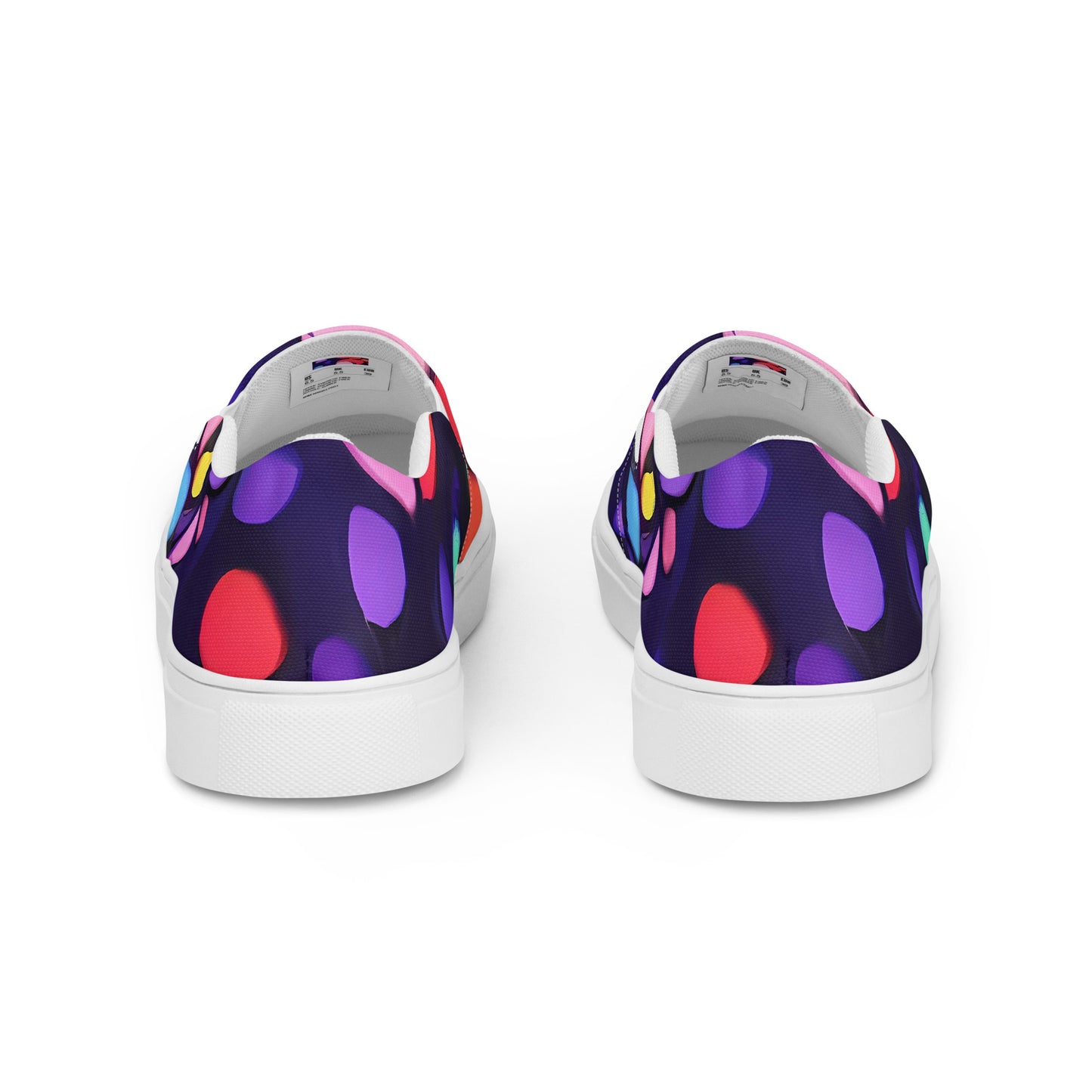 Women's Slip-On Canvas Shoes - Bubble Fantasia