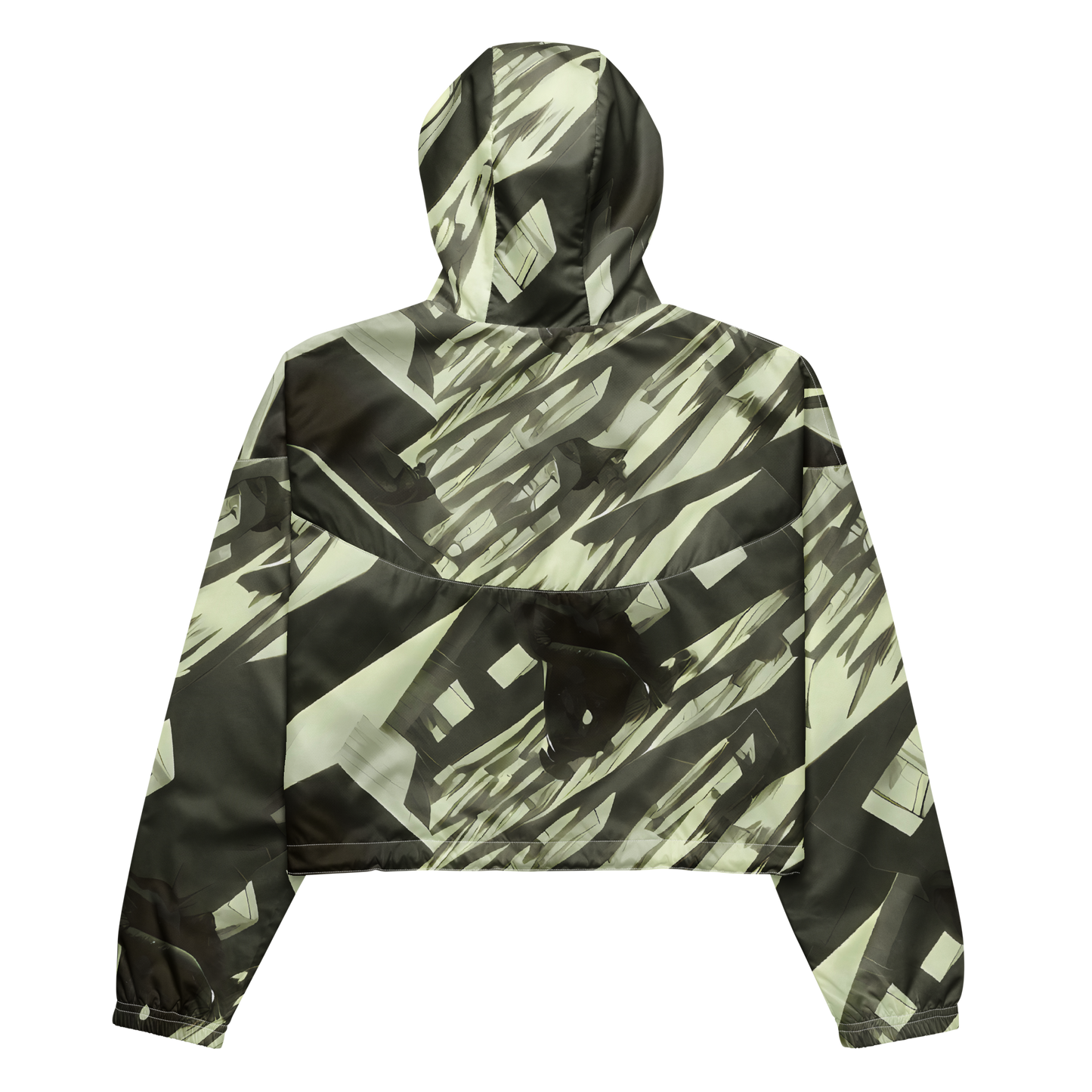 Women's Cropped Windbreaker - Shadow Stratum