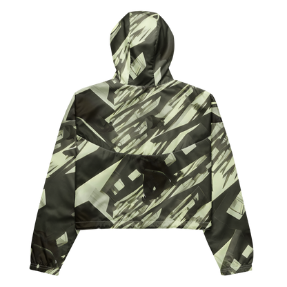 Women's Cropped Windbreaker - Shadow Stratum