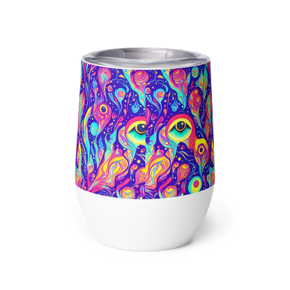 Wine Tumbler - Mystic Petal Dance