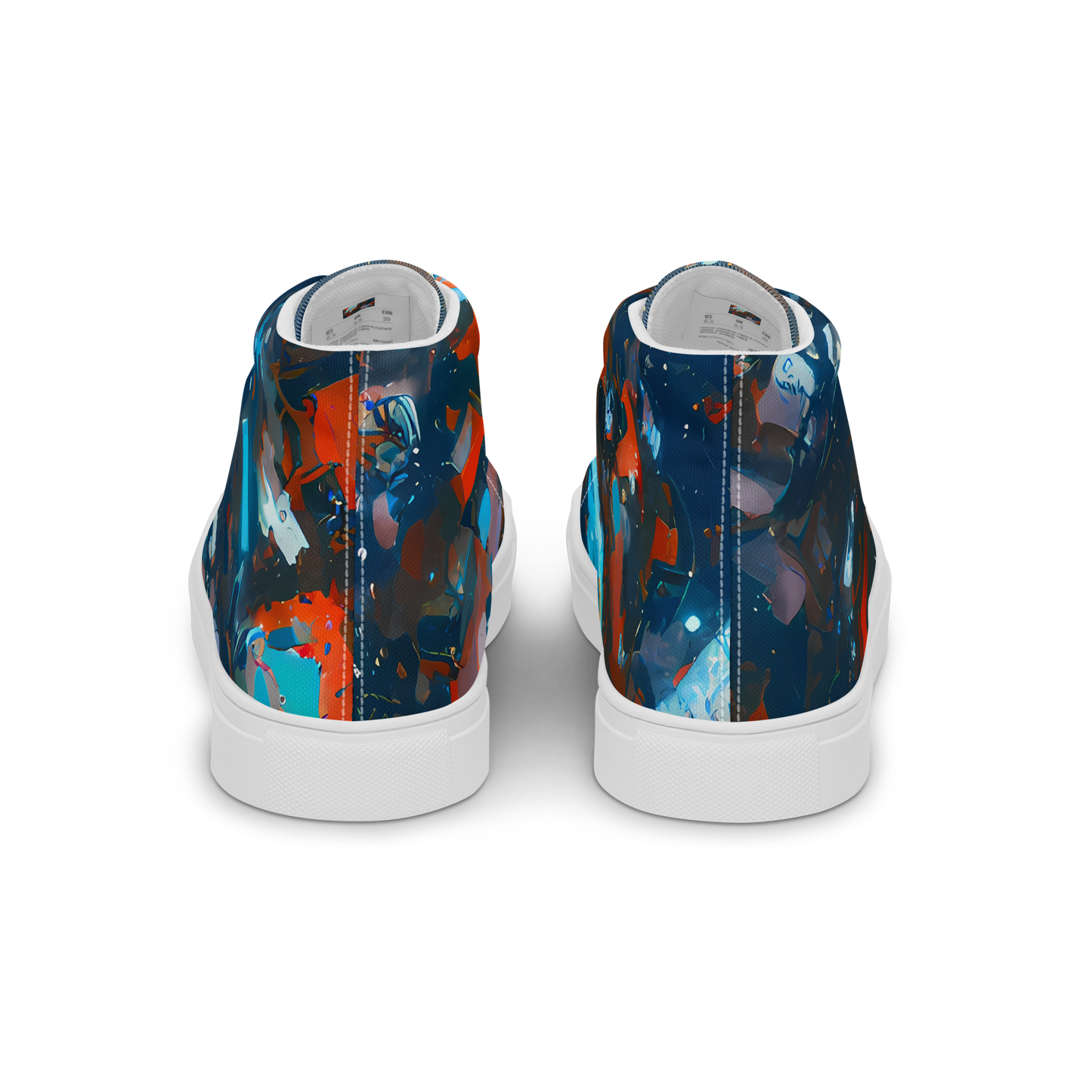 Women's High Top Canvas Shoes - Ghenie's Whirl