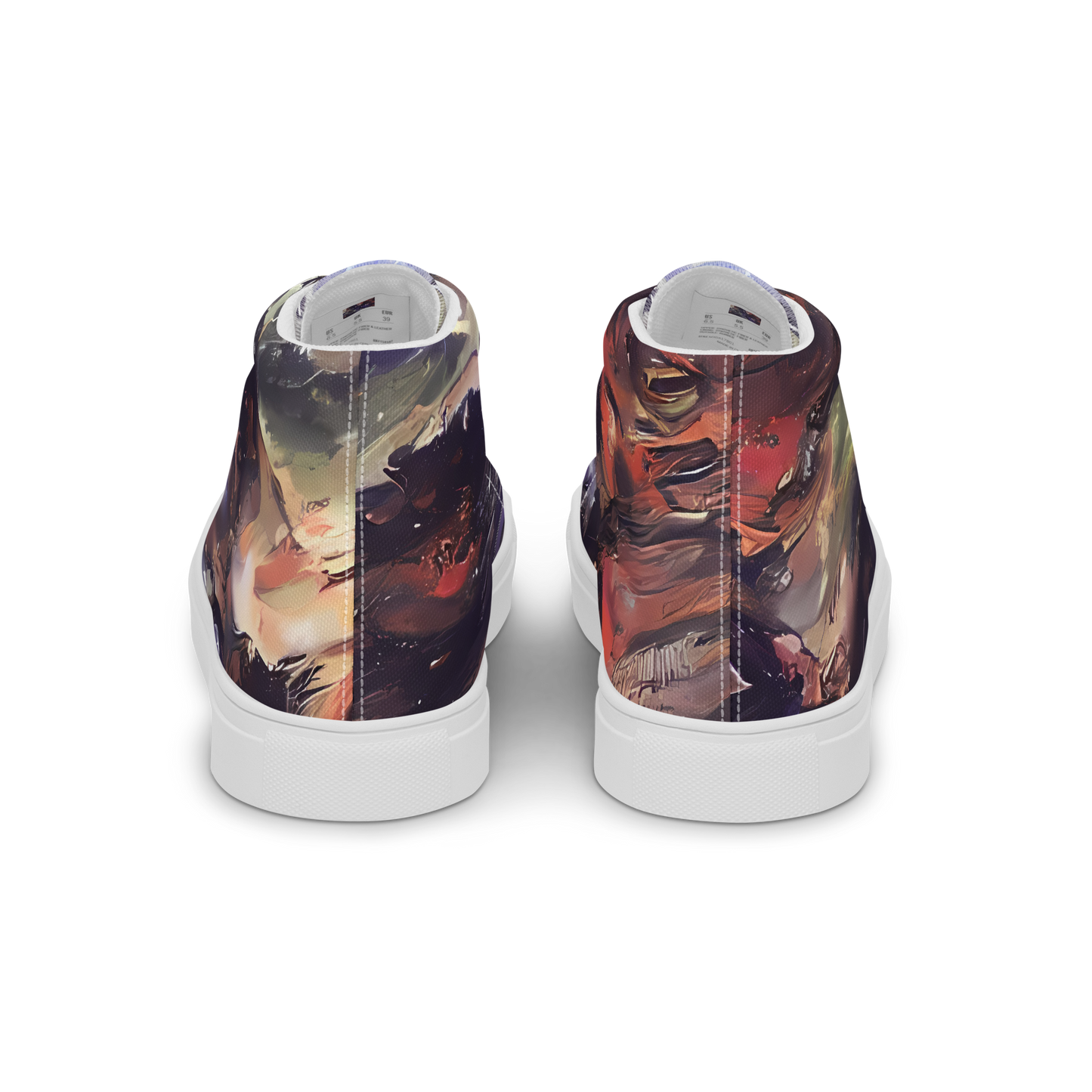 Men's High Top Canvas Shoes - Twisted Terra