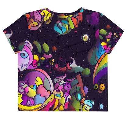Women's Crop Tee - Galactic Playground
