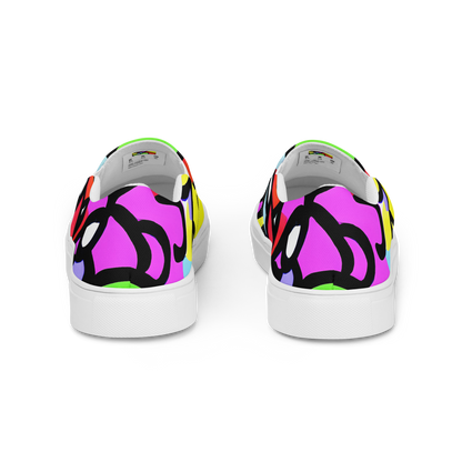 Men's Slip-On Canvas Shoes - Vivid Serenade