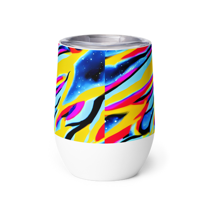 Wine Tumbler - Electric Dreamscape