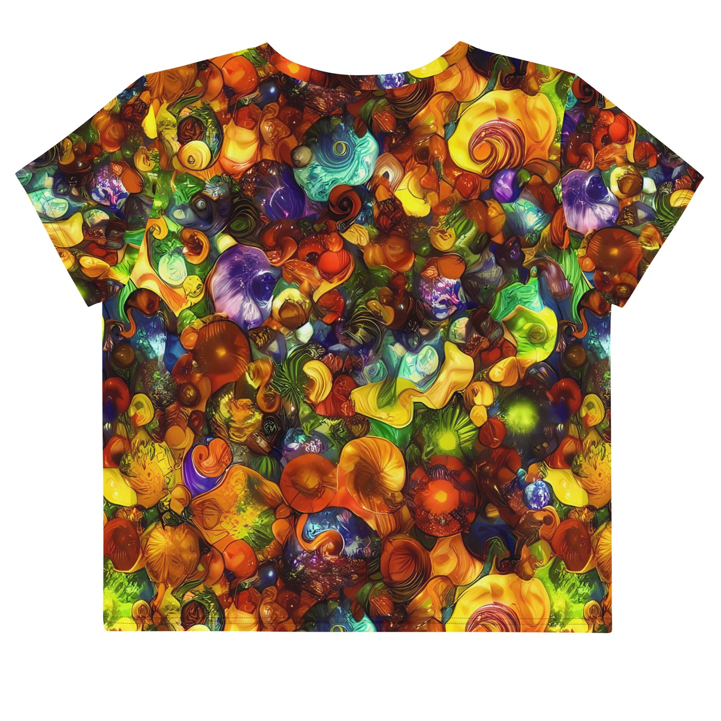 Women's Crop Tee - Spirals of Splendor