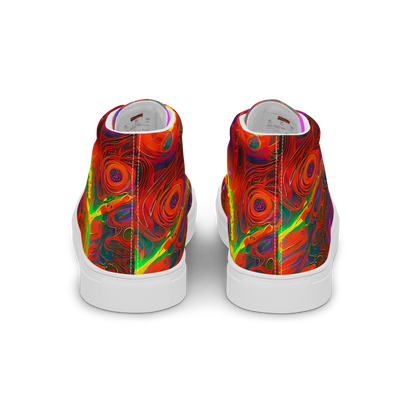 Women's High Top Canvas Shoes - Blampied Blaze