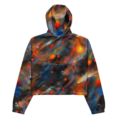 Women's Cropped Windbreaker - Ethereal Eclat