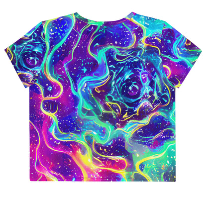 Women's Crop Tee - Liquid Light Show