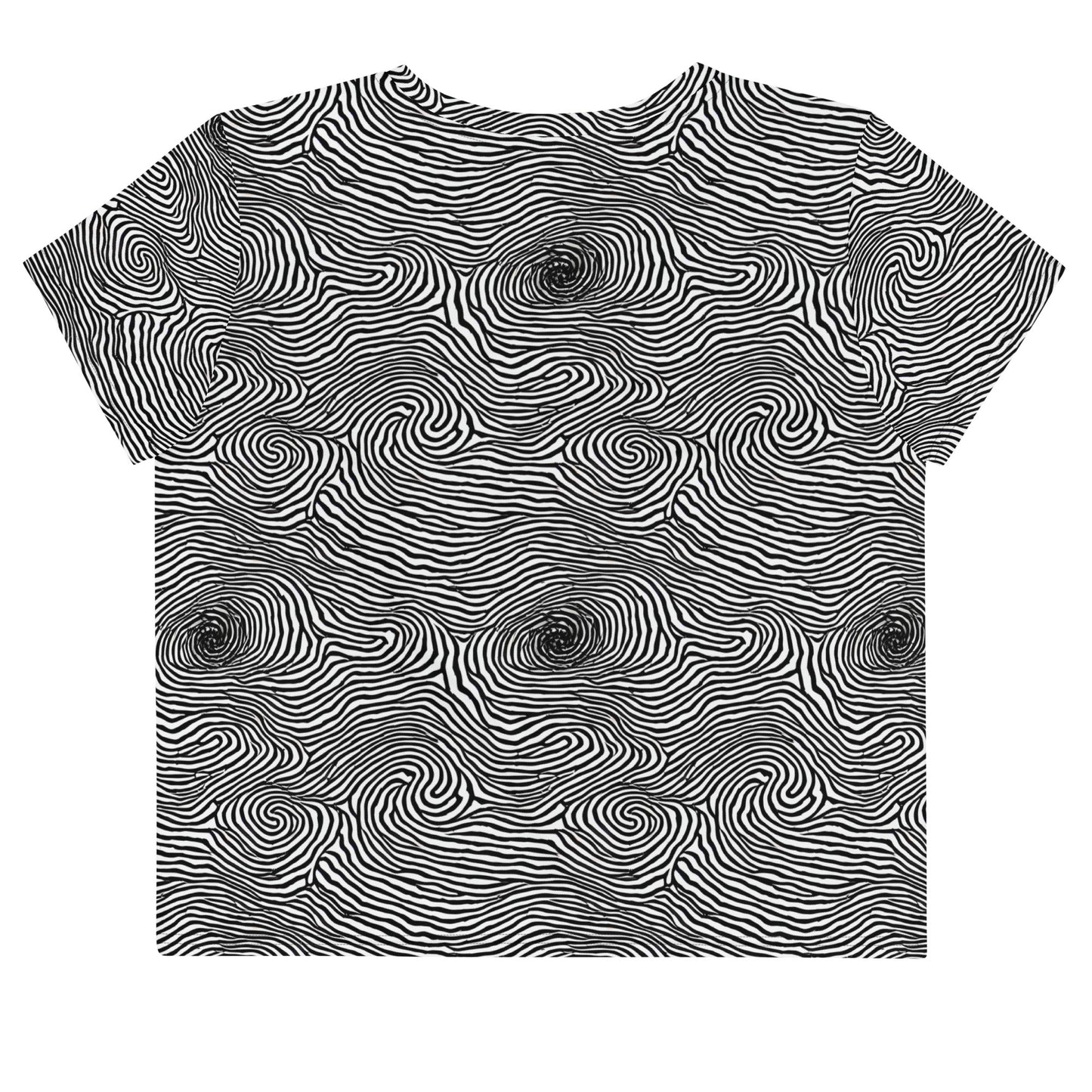 Crop Tee - Black And White Rhapsody