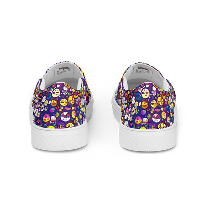 Women's Slip-On Canvas Shoes - Mosaic Moods