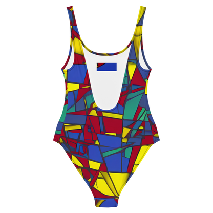 One-Piece Swimsuit - Vibrant Vexation