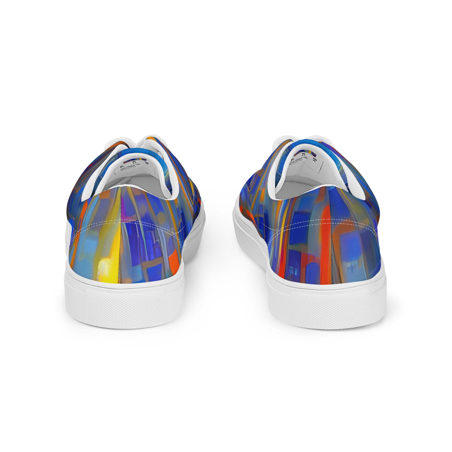 Women's Lace-Up Canvas Shoes - Neoplastique Flow