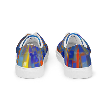 Women's Lace-Up Canvas Shoes - Neoplastique Flow