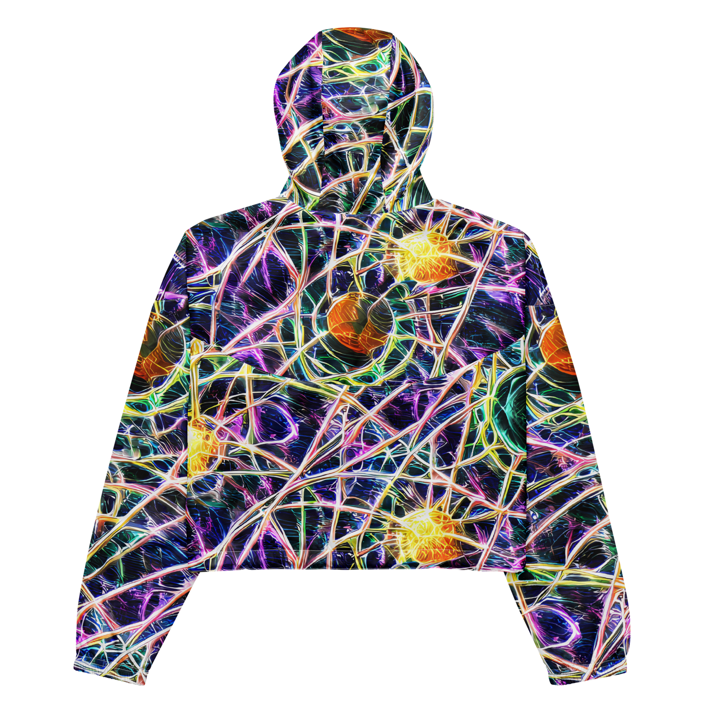 Women's Cropped Windbreaker - Wölfli Web